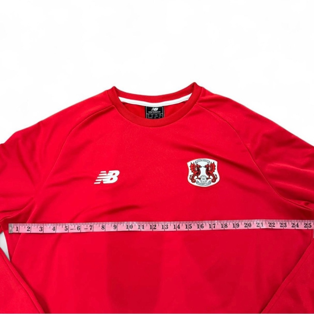 New Balance Red Long Sleeve sweatshirt leyton orient men’s xxl - Picture 2 of 5